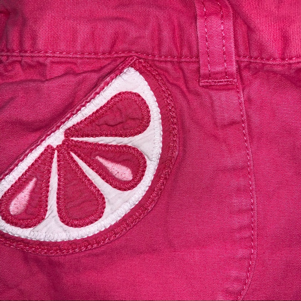 Gymboree Fuchsia Pink Citrus Slice Cute Summer Shorts -Size 3T - Picture 7 of 9